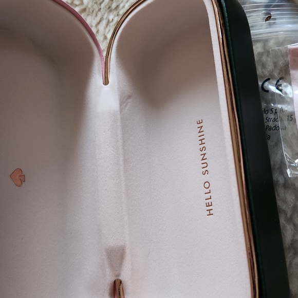 NWT Kate Spade Kiya Havana & Floral Squared Cat Eye Sunglasses 🕶 🩷 - Picture 9 of 16